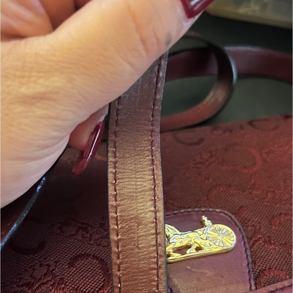 Gorgeous Burgundy Red Celine Crossbody - Picture 7 of 16